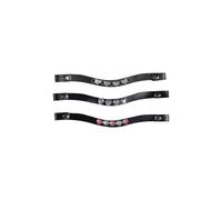 HKM Bandeaux Hobby Horse accessoires lot de 3 bandeaux rose/argent pour cheval