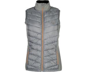HKM Basel Style Gilet en nylon pour femme Gris/Rose XL