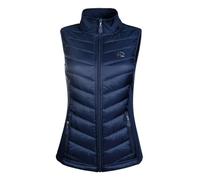 HKM Basel Style Gilet en nylon pour fille Bleu Foncé 152