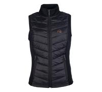 HKM Basel Style Gilet en nylon pour fille Noir/Rose 128