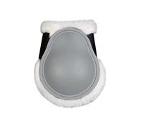 HKM Basic Protèges boulets doublé en fourrure synt. Gris Cheval