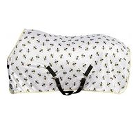 HKM Bee 1243 Couverture pour Cheval Blanc/Jaune 105, 105 cm