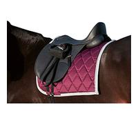 HKM Bella Tapis de selle weinrouge PonyViels.