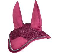 HKM Berry 3100 Bonnet Anti-Mouches pour Poney Bordeaux