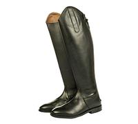 HKM Bottes d'équitation Homme Italy Soft Cuir Longue/Coupe Largeur S Noir - Noir