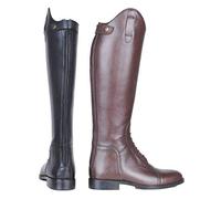 HKM Bottes d'équitation Homme Spain Soft Cuir Courte/Large M Marron - Marron
