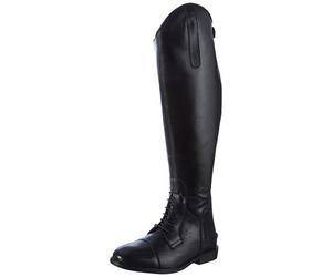 HKM Bottes d'équitation Spain en Cuir Souple - Norme/Large, 9100 Noir, 42 EU
