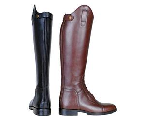 HKM Bottes d'équitation Spain en cuir souple pour homme, coupe longe et étroite 38 EU 9100 Noir