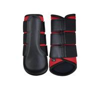 HKM Breath Guêtres Rouge/Noir Taille Unique