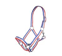 HKM Budapest Licol Rouge/Blanc/Bleu pour Pur-Sang