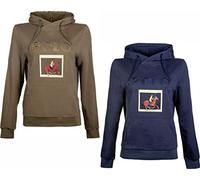 HKM Buenos Aires Sweat à Capuche, Bleu foncé, L Femme