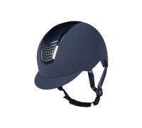 HKM Carbone Professional Casques d'équitation Mixte, Bleu foncé, S