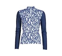 HKM Chain T-Shirt, Blanc/Bleu Marine, XXS Mixte