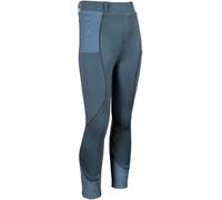 HKM Claire Fond 1/1 en Silicone Leggings d'équitation pour Enfants Bleu Gris 98/104