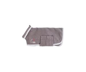 HKM Coco Peignoir pour Chien Taupe L