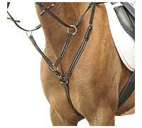 HKM Collier de Chasse ferrures argentées Noir Pur-Sang