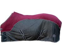 HKM Comfort Couverture anti mouches avec polaire Rouge Foncé/Noir 135