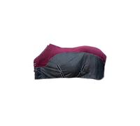 HKM Comfort Couverture anti mouches avec polaire Rouge Foncé/Noir 145