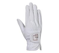 HKM Competition 1238 Gants d'équitation Blanc/Rose XL