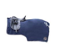 HKM Couverture de cheval-11706 Tapis de selle Bleu foncé 115 cm