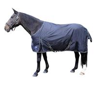 HKM Couverture pour cheval - 12166 - Bleu foncé - 165 cm