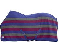 HKM Couverture professionnelle pour cheval Vert foncé/rouge vin/bleu foncé 155
