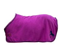 HKM Couverture séchante, mini, pour petits chevaux et poneys - Taille 65 à 115 cm - Respirante et anti-boulochage (canneberge, 115)