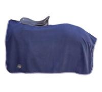 HKM Couvre Reins Polaire avec Velcro Bleu 155 cm