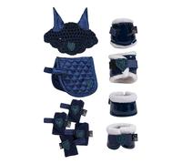 HKM Cuddle Pony Kit d'équitation de démarrage Bleu foncé Taille Unique