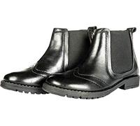 HKM Cuir Bottes d'équitation, 9100 Noir, 34 EU