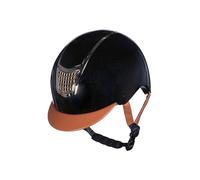 HKM Edinburgh Casque d'équitation Adulte Unisexe, Noir, L