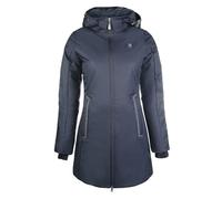 HKM Manteau chauffant élégant pour femme, bleu foncé, taille XL