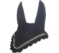 HKM Elisa Bonnet anti mouches Noir Cheval