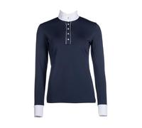 HKM Emilia Polo de Concours, Bleu Foncé, S Femme