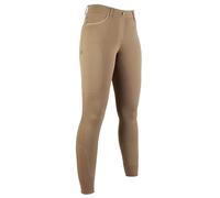 HKM Equilibrio Style Fond 1/1 en Silicone Culotte d'équitation pour Femme Brandy 36