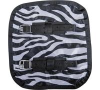 HKM Extension de Poitrine pour Couverture Anti-Mouches pour Chevaux Noir/Blanc