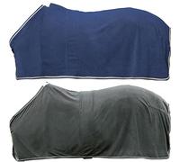 HKM Feel Warm Couverture séchante Noir/Argenté 115 cm