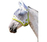 HKM Flamingo Masque anti mouches Vert/Rose Bonbon M