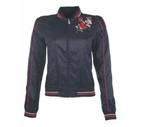 HKM Fleur Style Blouson pour femme Bleu Foncé XS