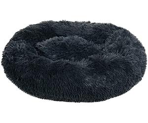 HKM Fluffy Panier pour Chien Gris foncé 80 x 25 cm