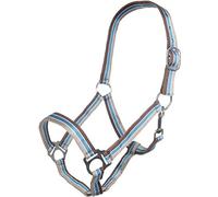 HKM Genève Licol Marron/Bleu/Beige Sang Chaud