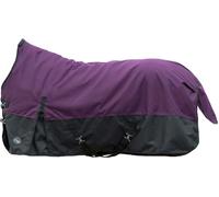 HKM Glasgow Couverture highneck 1200D doub. polaire Prune/Noir 125