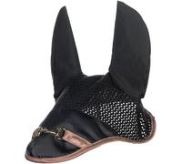 Bonnet court pour cheval HKM Golden Bit Noir Poney