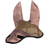 HKM Golden Bit Bonnet anti mouches Taupe Poney