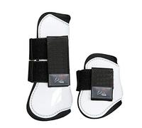 HKM Guêtres/Protections Pied-8566 Queue de Cheval Blanc-Noir