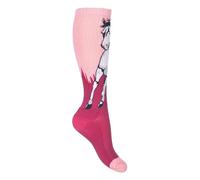 HKM Helsinki Chaussettes, Violet/Marron, 30-34 Mixte Enfant (Lot de 2)