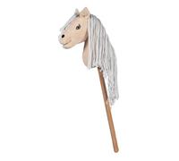 HKM - Hobby Horse Professional Slim Line Cheval de bataille pour enfants - Cheval bâton pour les loisirs - Beige