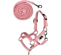 HKM Hobby Horsing Licol basique et tricot pour cheval de bataille (rose)