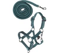 HKM Hobby Horsing Licol basique et tricot pour cheval de bataille (turquoise)