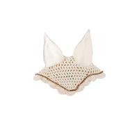 HKM Hobby Horsing Cagoule anti-mouches de qualité supérieure pour cheval de bataille | avec strass | pour jeux d'équitation créatifs et tournois de loisirs (beige)